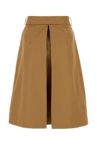 버버리 Camel gabardine skirt / 8071108 A1420