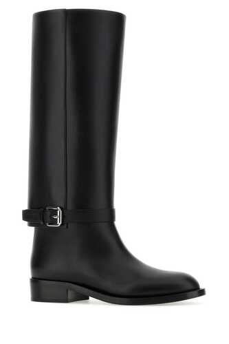 버버리 Black leather boots / 8066427 A1189
