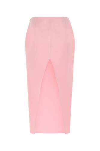 프라다 Pink satin skirt / P198TGS221393 F0442