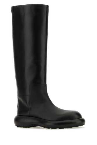 질산더 Black leather boots / J15WW0030PR425 001
