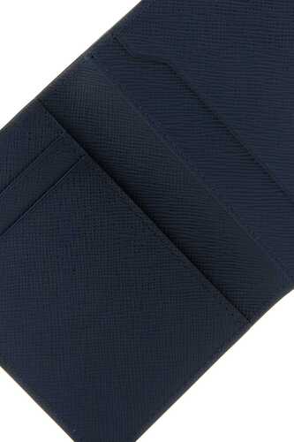 MONTBLANC Blue leather cardholder / 131723 INKBLUE