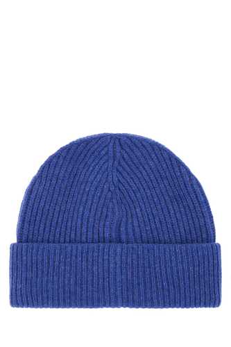 가니 Melange blue wool blend beanie / A5353 578
