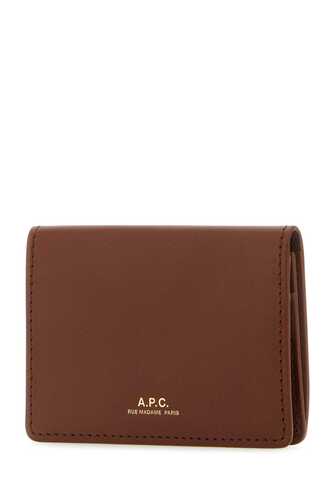 아페쎄 Brown leather Stefan card / PXAWVF63449 CAD
