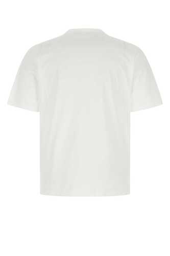프라다 White cotton t-shirt / UJN815S2211052 F0009