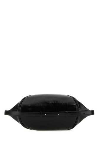 질산더 Black leather belt bag / J26WG0015P6002 001
