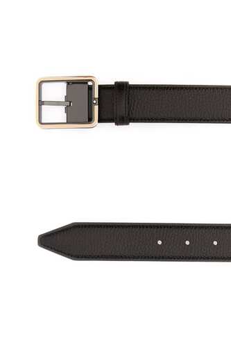 MONTBLANC Brown leather belt / 131190 BROWNSFUMATO