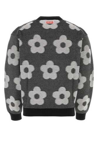 겐조 Embroidered cotton sweater / FD65PU4243CA 99J