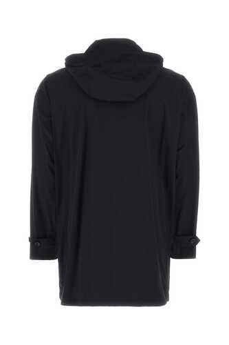 ASPESI Black stretch nylon jacket / I324M080 01101