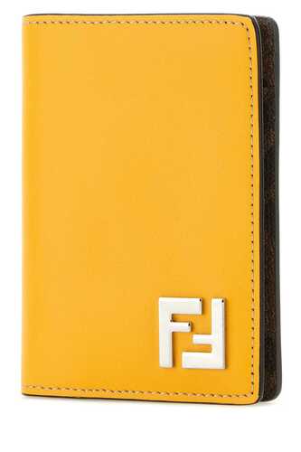 펜디 Yellow leather card holder / 7M0349AFF2 F1M6B