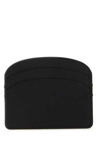 아페쎄 Black leather card holder / PXBJQF63270 LZZ