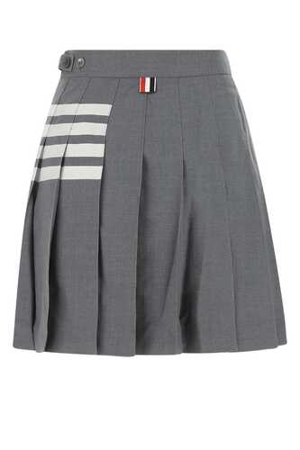 톰브라운 Grey wool mini skirt / FGC402V06146 035