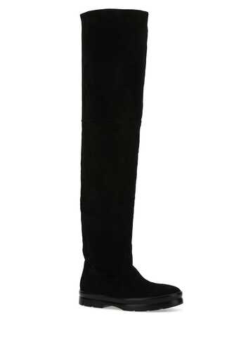 더로우 Black leather Billie boots  / F1216L25 BLK
