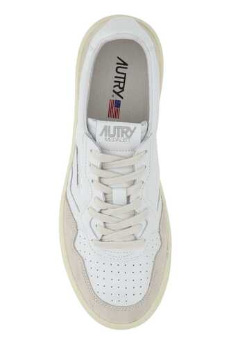 오트리 White leather Medalist sneakers / AULM LS33