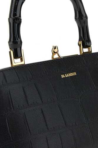 질산더 Black leather handbag / J07WD0029P5363 001