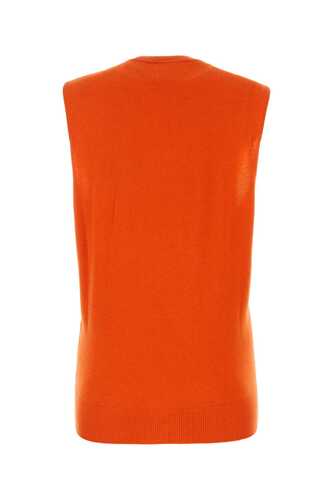 질산더 Orange cashmere vest / J02GP0017J13201 825
