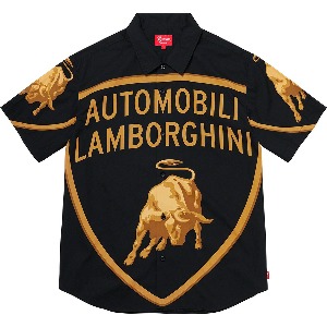 슈프림 람보르기니 셔츠 20ss Supreme Automobili Lamborghini S/S Shirt Black