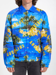 구찌 Nylon jacket with print 694137
