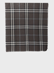 BURBERRY Check wool scarf 8077678