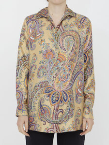 에트로 Paisley motif shirt 12400