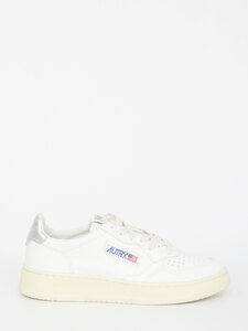 AUTRY Medalist white and silver sneakers AULW