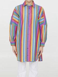 에트로 Striped cotton shirt 12390