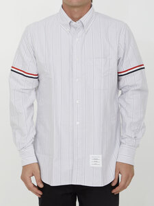 톰브라운 Striped cotton shirt MWL3010