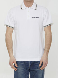 팜엔젤스 Cotton polo shirt with logo PMGB012S23FAB001
