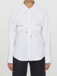 알렉산더왕 Ruched white shirt 4WC2231390