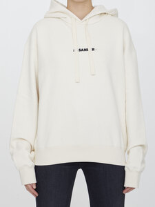 질산더 Cotton hoodie with logo J40GU0002