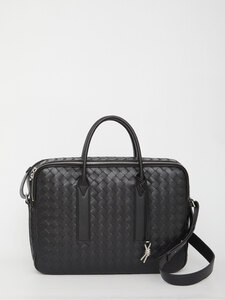 BOTTEGA VENETA Black leather bag 766361
