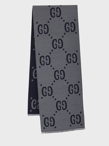 GUCCI Wool and silk scarf 495592