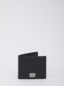DOLCE&amp;GABBANA Bi-fold wallet in leather BP1321