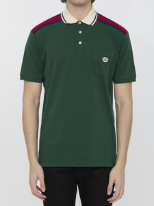 구찌 Interlocking G polo shirt 737656