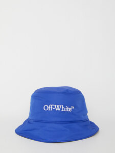 OFF WHITE Reversible nylon bucket hat OMLA033F23FAB001