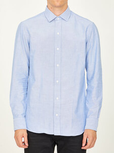 SALVATORE PICCOLO Light-blue cotton shirt POPBC-CU