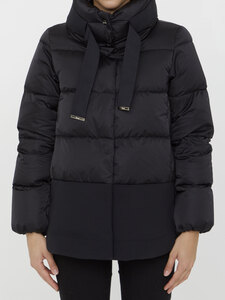 에르노 Black satin jacket PI001837D