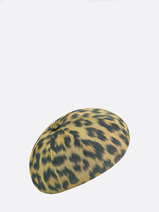 DIOR HOMME Leopard print beret 243C900A5646
