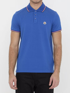 몽클레르 그레노블 Cotton polo shirt with logo 8A70300