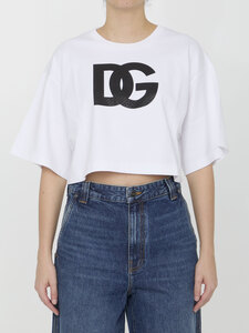 DOLCE&amp;GABBANA T-shirt with DG logo F8U81T