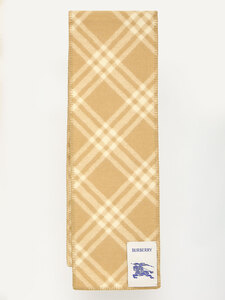 BURBERRY Check wool scarf 8079251