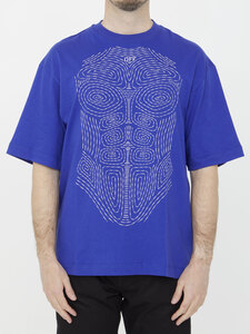 오프화이트 Body Stitch Skate t-shirt OMAA120S23