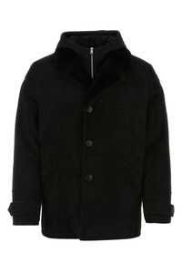 프라다 Black shearling jacket / UPS544889 F0002