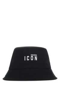 DSQUARED Black cotton hat / HAW003205C04312 M063