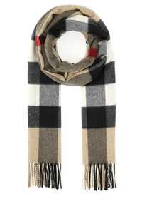 버버리 Embroidered cashmere scarf / 8056851 A7026