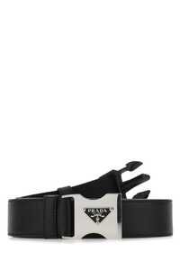 프라다 Black leather belt / 2CM253053 F0002
