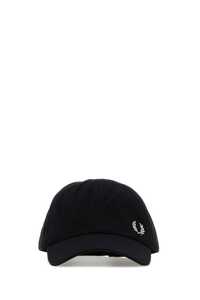 프레드페리 Black piquet baseball cap / HW6726 843