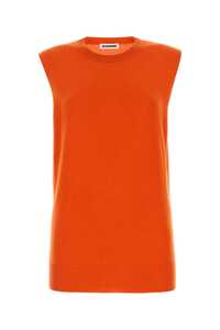 질산더 Orange cashmere vest / J02GP0017J13201 825