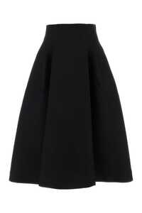 보테가베네타 Black wool skirt / 757756VKIV0 1000