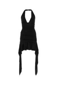 BLUMARINE Black stretch crepe dress / 2A356A N0990