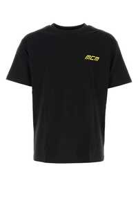 MCM Black cotton oversize t-shirt / MHTCAMM04 BK